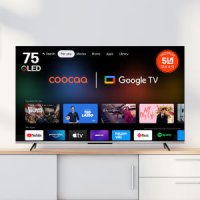 5년무상AS 23년형 프리미엄 구글TV 이스트라 쿠카 UC75QLED 190cm 퀀텀닷 안드로이드 스마트 UHD 중소기업 티비