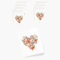 라이플페이퍼 Floral Heart Card 사랑 카드 박스 세트