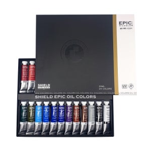 쉴드 에픽 유화 물감 세트 20ml 24색 국산 전문가용 오일컬러