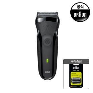 브라운 BRAUN 전기면도기 시리즈3 300s 블랙 + 전용 날망 21B