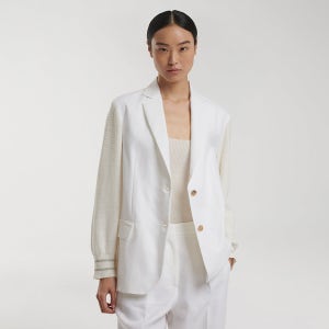 [파비아나필리피] 린넨 자켓 (WHITE) FNTA0JK22