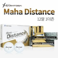 사라토가 Maha Distance 프리미엄 2피스 골프공 12알 1더즌