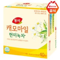 동서 캐모마일 현미녹차 40T