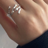 [이지띵즈]Silver Twig Open Ring