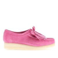 해외배송 클락스 왈라비 레이스업 로우탑 로퍼 PINKSUEDE 169914