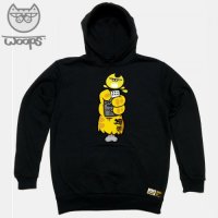 돌도리 돌돌 WOOPS HOODY 31 스케이트보드 고양이 웁스 캐릭터 그래픽 디자인 후드티 후디 WOOPS HOODY 31e