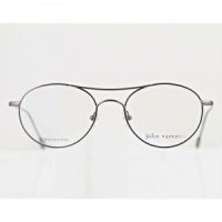 New John Varvatos 안경 V158 Gun Leather Wrapped Temples w Case 603420