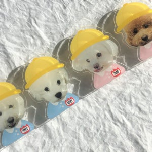 댕린이 아크릴키링 아크릴톡 가족친구우정선물기념일 키링톡, 비비드디자인 폰케이스💛