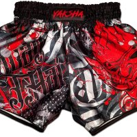 YAKSHA DEMONS MENS MUAY THAI 킥복싱 MMA MIXED MARTIAL ARTS 반바지 복싱 트렁크