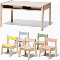 NOSTA 3 DESK SET 3-PIECE SET YAMATOYA KIDS TABLE 2 PEOPLE KIDS CHAIR LITTLE CHAIR CHILDRENS DESK (1S