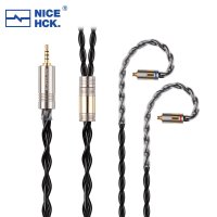 NiceHCK BlackCat 이어폰 케이블  아연 구리 합금 오일 흡수 업그레이드 와이어 4.4  MMCX 0.78mm  QDC N5005 2 핀  탕주 FUDU IEM용