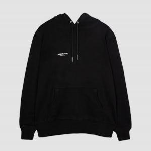 [바이브레이트] MINI LOGO BASIC HOODIE (BLACK) 027