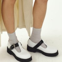 트윗비피 MOON T-STRAP LOAFERS 문 티스트랩 로퍼 23S03WH