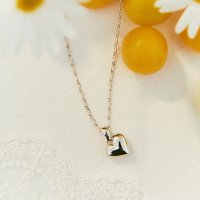 빈티지헐리우드 Heart Long Chain Necklace VH2313NE009B