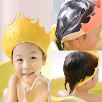 깜찍한 왕관 샴푸캡 샴푸모자 샤워캡 목욕 머리 욕조