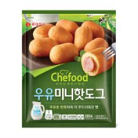 롯데햄 롯데푸드 우유미니핫도그 500g 4입