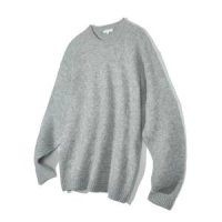 키뮤어 KIIMUIR 72시간 브러쉬드 울 WOOL 크루넥 니트 멜란지그레이 Brushed Wool Crew Neck Knit 멜란