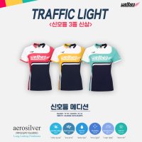 웰벡 티셔츠 신호등 3종 TRAFFIC LIGHT 민트 배드민턴의류 배드민턴티셔츠 오남스포츠