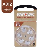 강아지브러쉬 강아지슬리커 보청기 배터리 RAYOVAC 피크 145V 312 312A A312 PR41 BTE CIC RIC OE 60 개10 카드