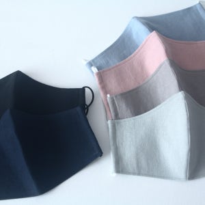 숨쉬기편한 콧대높은 린넨면마스크 일반형 필터교체형, 공주드레스피아