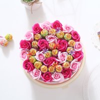 츄파춥스 원형케익 핑크 발렌타인 화이트 데이 선물