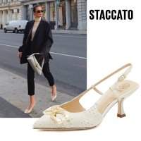 STACCATO 스타카토 리오더 여성 슬링백펌프스 NEW2 8IETY8 23SBEI