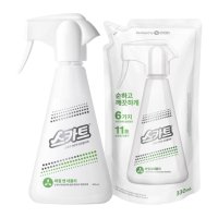 스카트 섬유탈취제 바질앤네롤리 380ml+리필330ml