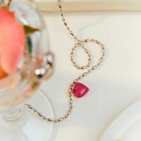 빈티지헐리우드 Colorful Heart Necklace VH2313NE008B