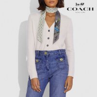 코치 COACH 6100 OS 여자 디즈니 콜라보 실크 스카프