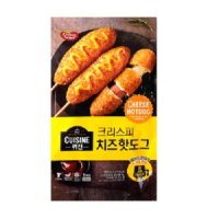 동원에프앤비 동원 동원 퀴진 크리스피 치즈핫도그 400g 치즈핫도그간식