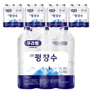 강원평창수 생수전문배송 강원평창수 무라벨 2L 30병