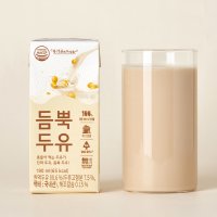 유기농마루 무첨가 듬뿍두유 190ml 128팩(16개입 x 8박스)