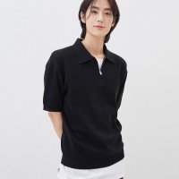 스파오 SPAO 반집업 반팔니트 SPKWD24C01