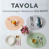 TAVOLA 실리콘 반투명 식탁매트 린넨 오가닉 소음방지