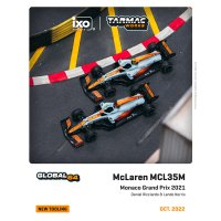 TW 활주로 작동 164 McLaren F1 컬렉션 다이 캐스트 합금 자동차 장식 모델 완구 MCL35M