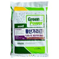 황산가리 10kg 입상 황산칼륨 비료 과수 당도 착색 고구마 비대 바스코