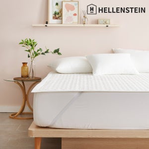 헬렌스타인 [고정밴드] 호주산 60수 순면 양모 침대패드 Q