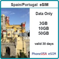 스페인/포르투갈 eSIM 30일 총 3/10GB