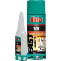 견고한 Akfix-705 Mdf 키트 빠른 접착제 200Ml + 50Gr 저렴한 플래시 제품 겨울 여름 목재 플라스틱 가정용  한개옵션0