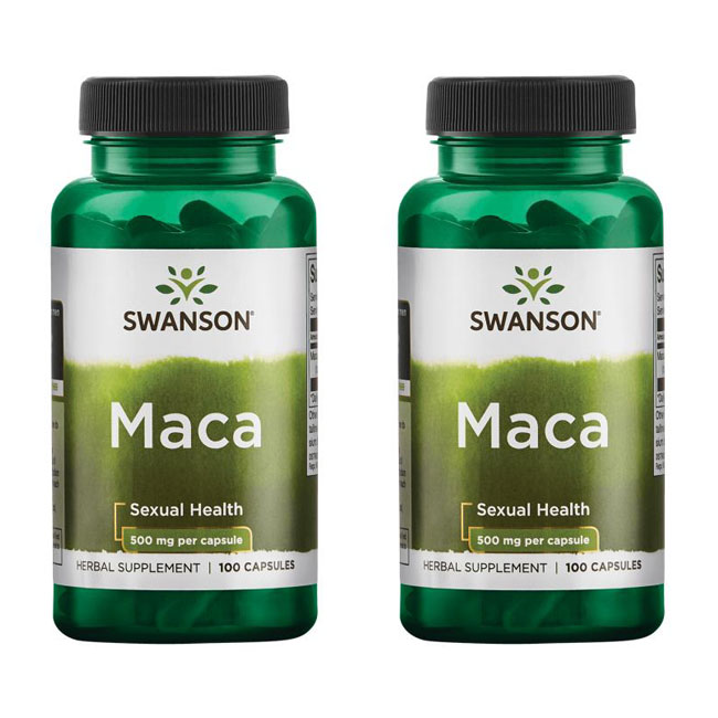 스완슨 <b>마카 500mg</b> 캡슐  100정  2개