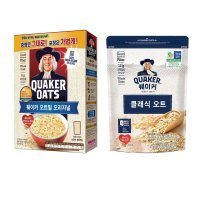 롯데웰푸드 퀘이커 오트밀 오리지널 1kg 1개 클래식오트 350g