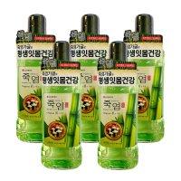 LG생활건강 죽염 가글 오리지널 진 750ml  5개