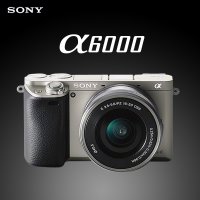 소니 알파 A6000+16-50mm 줌렌즈 포함 k  실버  64GB 메모리