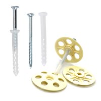 타격앙카 디스크 화스너 콘크리트 칼블럭 칼브럭 칼부럭 하스너 5mm 6mm 8mm 10mm  2.디스크 화스너  홀 지름 8mm  외경 지름 60mm  1개