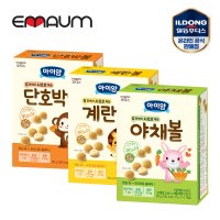 일동후디스 아이얌 볼과자  [계란+야채+단호박]  3종  1세트