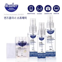 자우버 렌즈클리너 스프레이 극세사천포함  1개  100ml