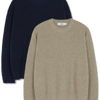 SUARE 캐시미어 블렌드 라운드 니트 - 6 COLOR Cashmere Blended Round Knit - 6 COLOR