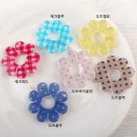 싼비즈 아크릴펜던트 공간꽃 1개 6602-09