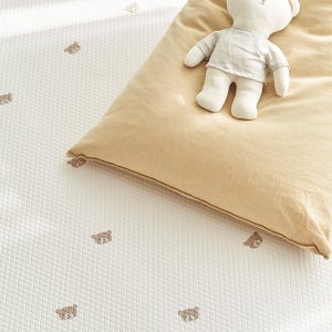 층간소음매트 아기매트 곰돌이 양면쿠션 PVC  놀이방 거실 매트