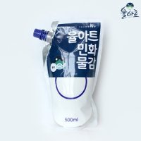 율아트 발색력 좋은 민화 물감 흰색 호분 500ml 대용량